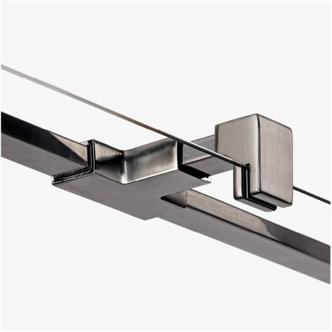 New Trendy Avexa drzwi wnękowe 1300x2000 mm gunmetal brushed