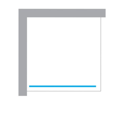 New Trendy Avexa kabina walk-in 1000x2000 mm white