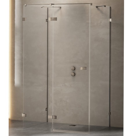 New Trendy Avexa kabina prostokątna 1200x900x2000 mm gunmetal brunshed