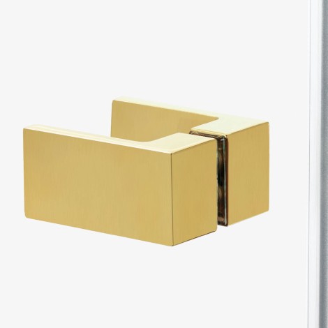 New Trendy Avexa kabina 5-kątna asymetryczna 1000x800x2000 mm gold brushed