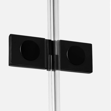 New Trendy Avexa kabina 5-kątna asymetryczna 1000x800x2000 mm black