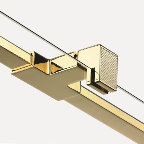 New Trendy Avexa XR kabina prostokątna 1000x800x2000 mm gold shine