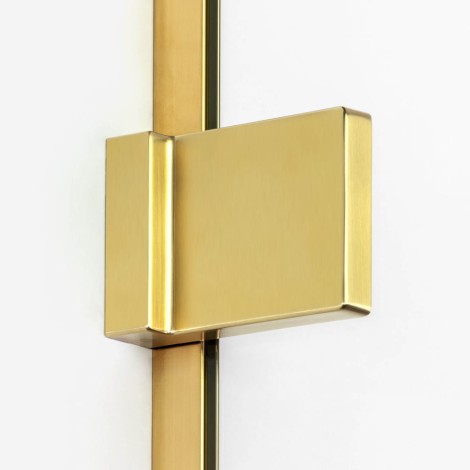New Trendy Avexa kabina 5-kątna asymetryczna 1000x800x2000 mm gold brushed