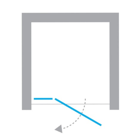 New Trendy Avexa drzwi wnękowe 1000x2000 mm copper brushed