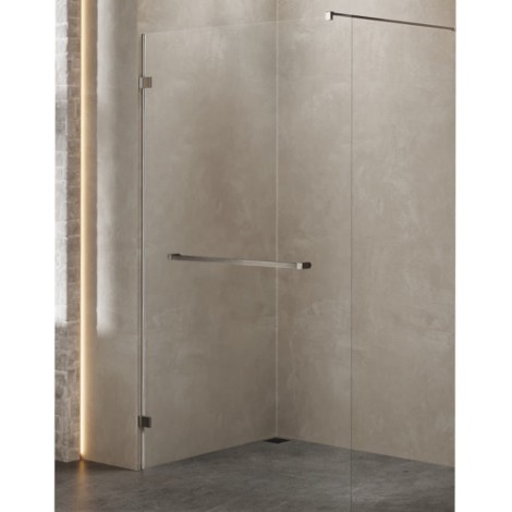New Trendy Avexa kabina walk-in 900x2000 mm gunmetal brushed