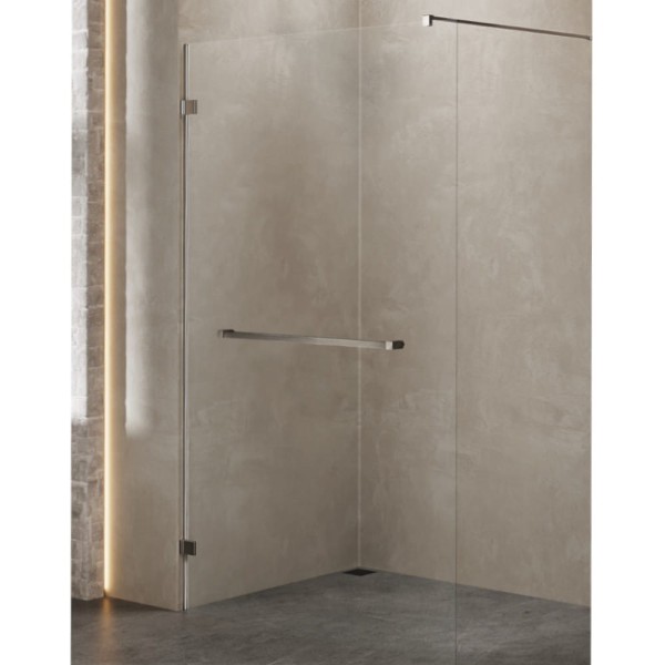 New Trendy Avexa kabina walk-in 900x2000 mm gunmetal brushed