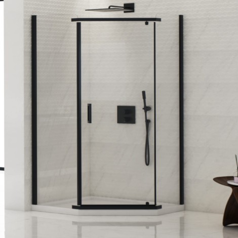 New Trendy New Komfort kabina pięciokątna U 800x800x1950 mm black