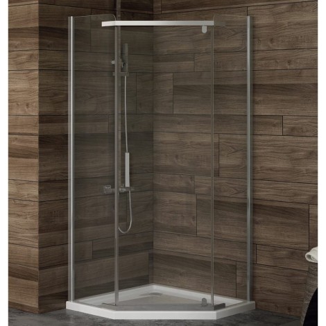 New Trendy New Komfort kabina pięciokątna U 800x800x1950 mm chrom