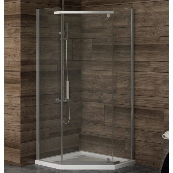 New Trendy New Komfort kabina pięciokątna U 800x800x1950 mm chrom