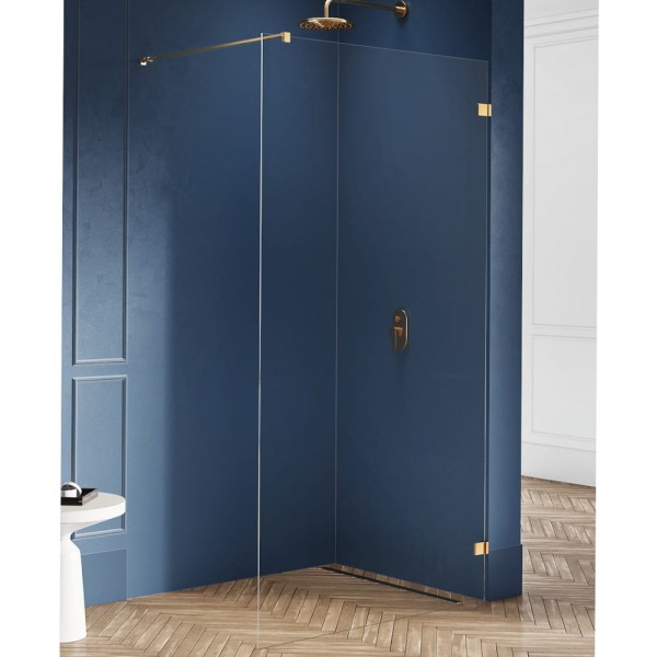 New Trendy Avexa kabina walk-in U 900x2000 mm gold brushed