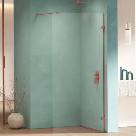 New Trendy Eventa kabina walk-in U 900x2000 mm copper shine