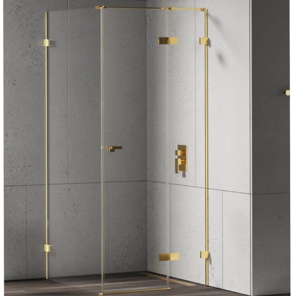 New Trendy Eventa kabina kwadratowa 1000x1000x2000 mm gold shine