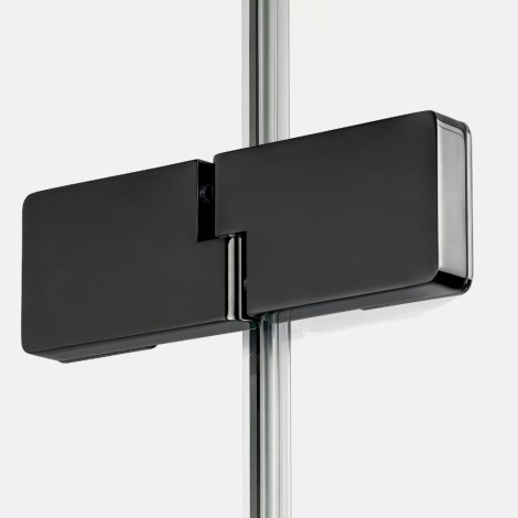 New Trendy Eventa kabina prostokątna 900x800x2000 mm black chrome