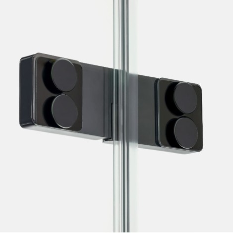 New Trendy Eventa kabina prostokątna 900x800x2000 mm black chrome