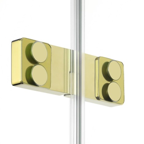 New Trendy Eventa kabina kwadratowa 1000x1000x2000 mm gold shine