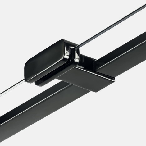 New Trendy Eventa kabina prostokątna 900x800x2000 mm black chrome