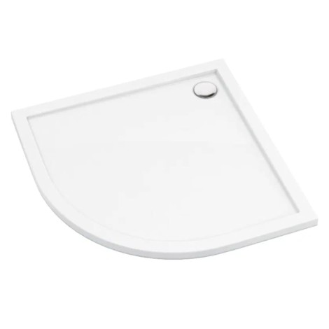 Deante Prizma brodzik półokrągły 90x90x4,5 cm zintegrowany.