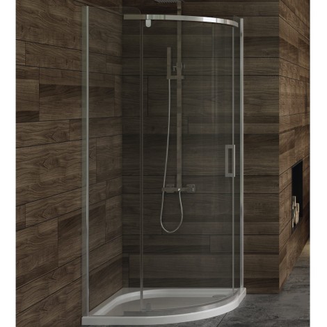 New Trendy New Komfort kabina półokrągła 800x800x1950 mm chrom