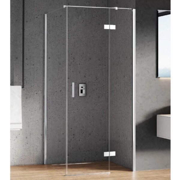New Trendy New Renoma kabina prostokątna 900x800x1950 mm chrom