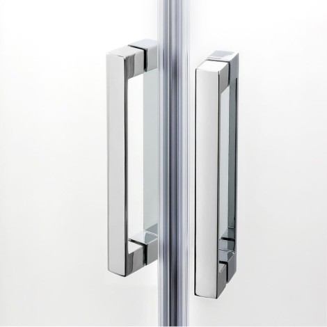 New Trendy New Maxima U kabina asymetryczna 1000x800x1950 mm chrom