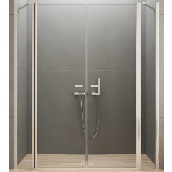 New Trendy New Soleo drzwi wnękowe U 1600x1950 mm chrom