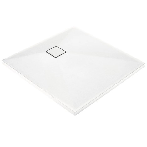 Brodzik Deante Correo granitowy kwadratowy alabaster 80x80cm
