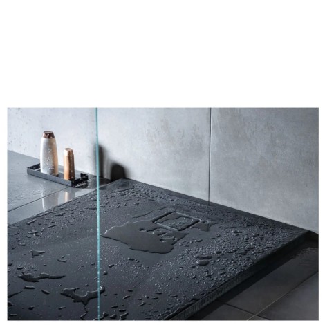 Brodzik Deante Correo granitowy prostokątny nero 120x90cm