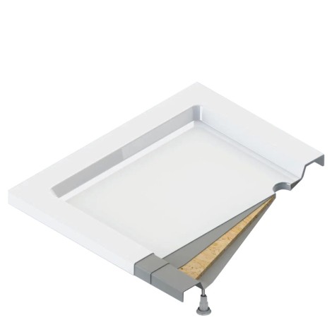 Deante Jasmin brodzik akrylowy kwadratowy 80x80 cm