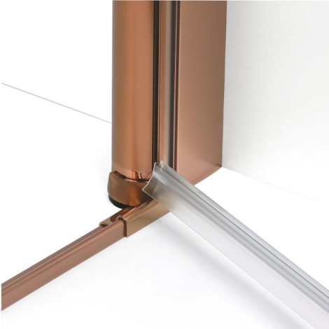 New Trendy New Soleo drzwi wnękowe U 800x1950 mm copper brushed