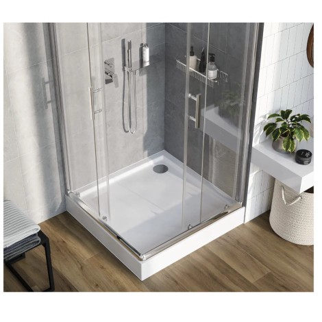 Deante Jasmin brodzik akrylowy kwadratowy 80x80 cm