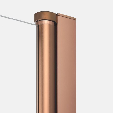 New Trendy New Soleo drzwi wnękowe U 800x1950 mm copper brushed