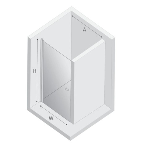 New Trendy New Soleo drzwi wnękowe U 800x1950 mm copper brushed