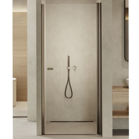 New Trendy New Soleo drzwi wnękowe U 900x1950 mm gunmetal brushed