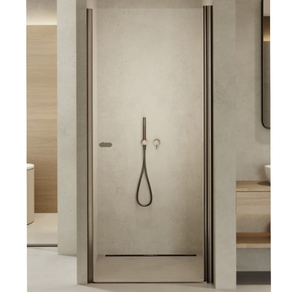 New Trendy New Soleo drzwi wnękowe U 900x1950 mm gunmetal brushed