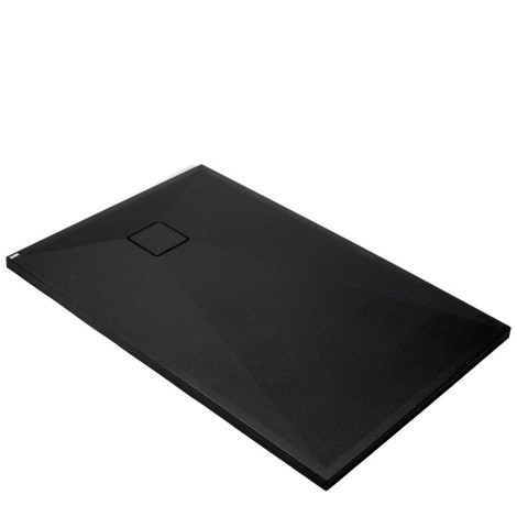 Brodzik Deante Correo granitowy prostokątny nero 90x70cm