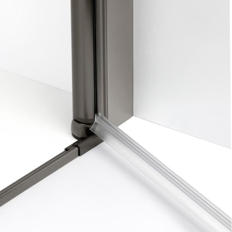 New Trendy New Soleo drzwi wnękowe U 900x1950 mm gunmetal brushed