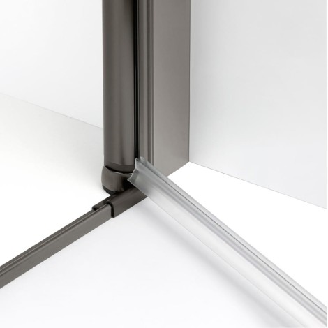 New Trendy New Soleo drzwi wnękowe 900x1950 mm gunmetal brushed