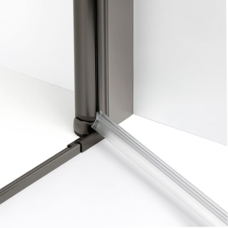 New Trendy New Soleo drzwi wnękowe U 1000x1950 mm gunmetal brushed