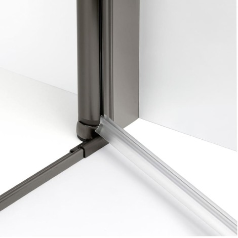 New Trendy New Soleo drzwi wnękowe U 900x1950 mm gunmetal brushed