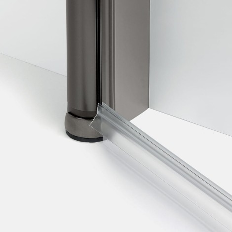 New Trendy New Soleo drzwi wnękowe U 900x1950 mm gunmetal brushed