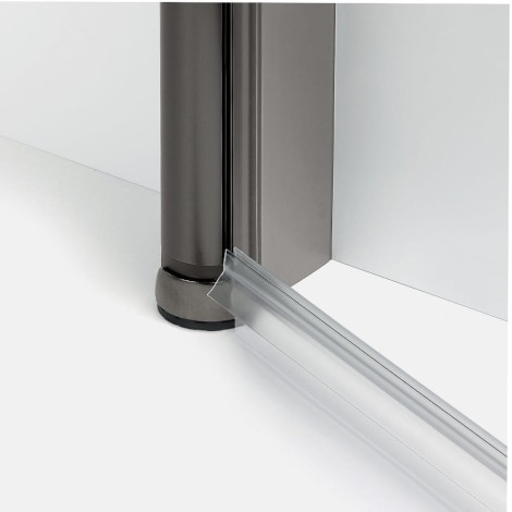 New Trendy New Soleo drzwi wnękowe U 900x1950 mm gunmetal brushed