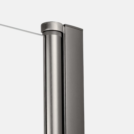 New Trendy New Soleo drzwi wnękowe 900x1950 mm gunmetal brushed
