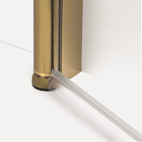 New Trendy New Soleo drzwi wnękowe U 1200x1950 mm gold brushed