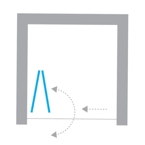 New Trendy New Soleo drzwi wnękowe 900x1950 mm copper brushed