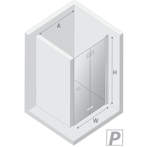 New Trendy New Soleo drzwi wnękowe 900x1950 mm copper brushed