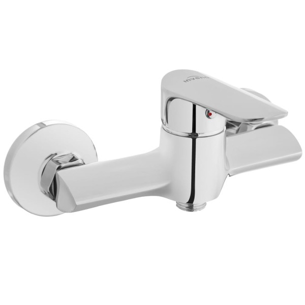 Invena Esla bateria natryskowa chrom