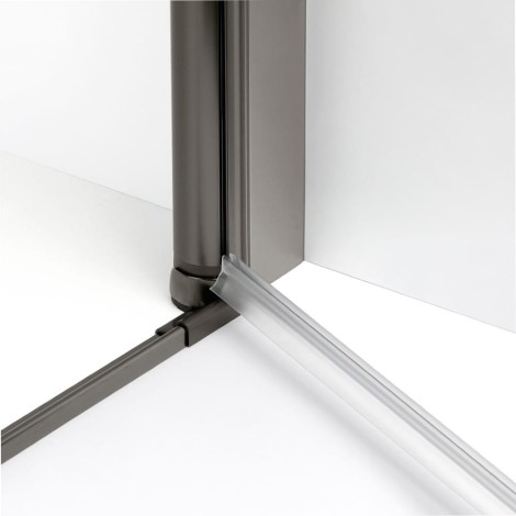 New Trendy New Soleo drzwi wnękowe U 1400x1950 mm gunmetal brushed