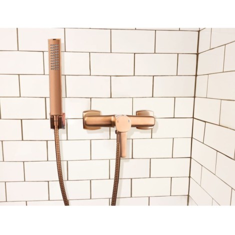Invena Glamour bateria natryskowa miedź