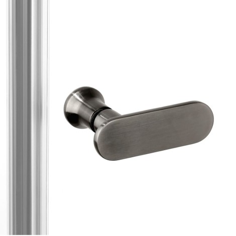 New Trendy New Soleo drzwi wnękowe U 1400x1950 mm gunmetal brushed