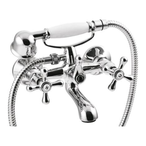 Invena Roma bateria wannowa z zestawem natryskowym